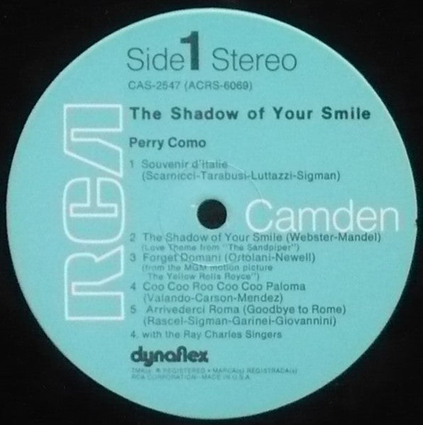 Perry Como - The Shadow Of Your Smile