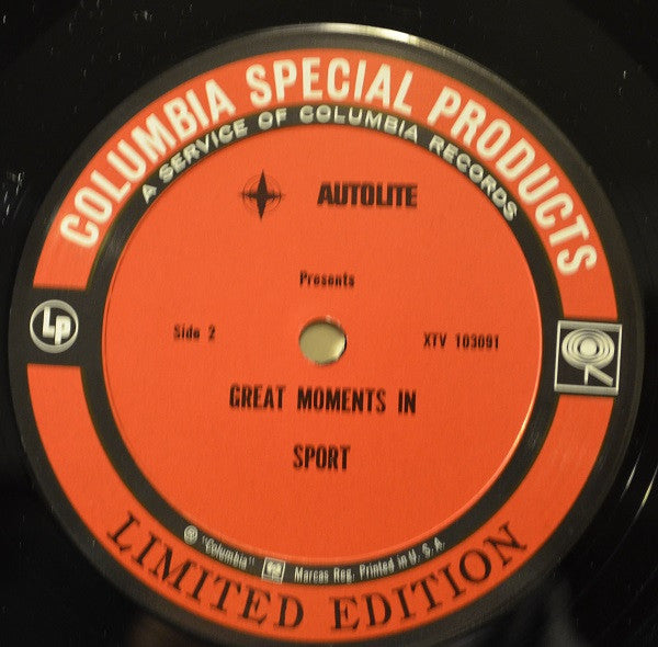 Various - Autolite Presents Great Moments In Sport