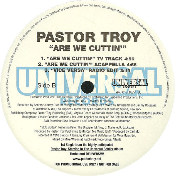 Pastor Troy - Are We Cuttin'