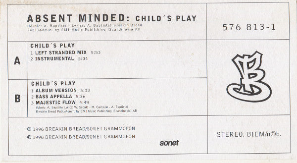 Absent Minded - Child's Play