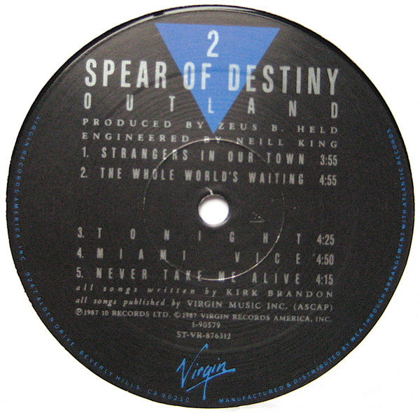 Spear Of Destiny - Outland