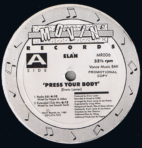 Ela'n - Press Your Body