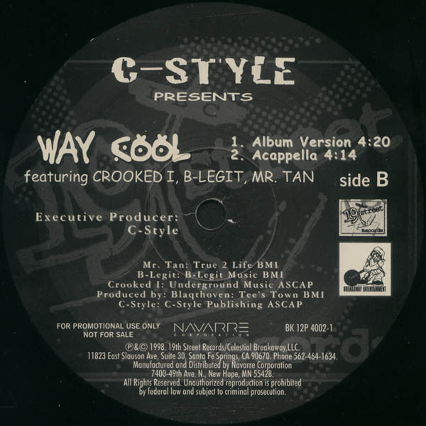 Crooked I - Way Cool