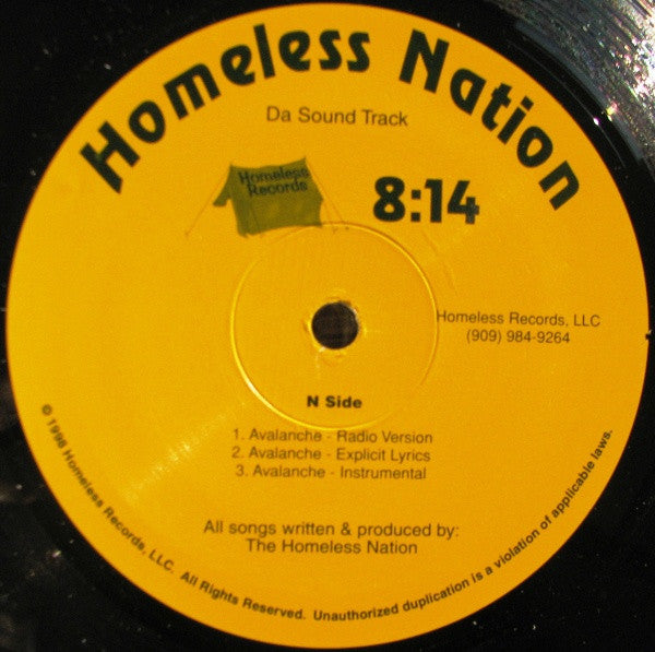 Homeless Nation - Cali-Livin' / Avalanche
