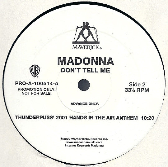 Madonna - Don't Tell Me