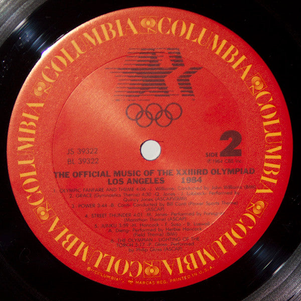 Various - The Official Music Of The XXIIIrd Olympiad - Los Angeles 1984