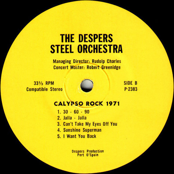 Gay Desperadoes Steel Orchestra - Calypso Rock 1971