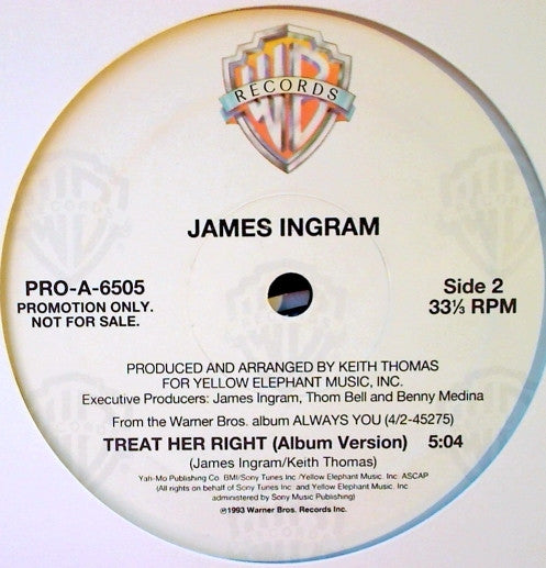 James Ingram - Treat Her Right