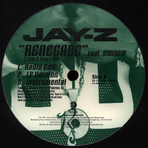 Jay-Z - Jigga / Renegade
