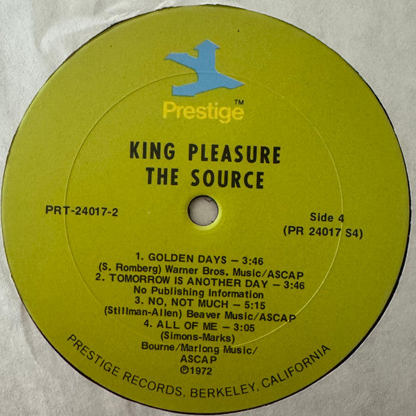 King Pleasure - The Source
