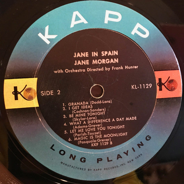 Jane Morgan With Orchestra Conducted By Frank Hunter - Jane In Spain
