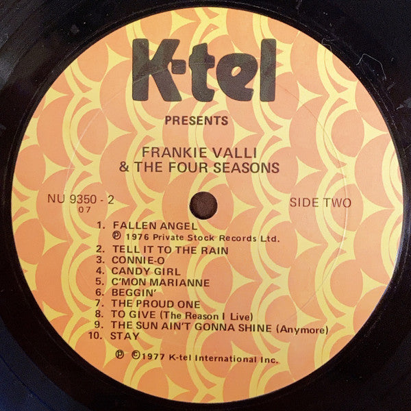 The Four Seasons - The Greatest Hits Of Frankie Valli & The Four Seasons