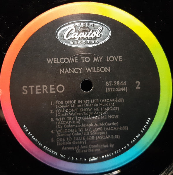 Nancy Wilson - Welcome To My Love