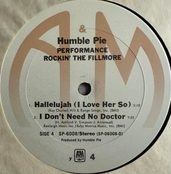 Humble Pie - Performance: Rockin' The Fillmore