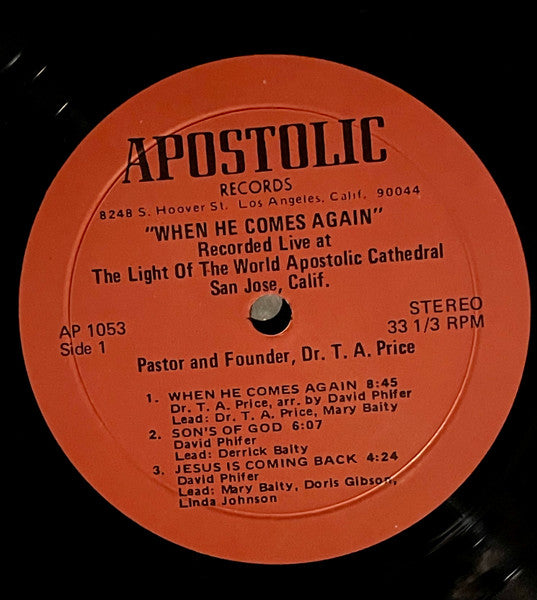 Light Of The World Apostolic Cathedral Choir - Light Of The World