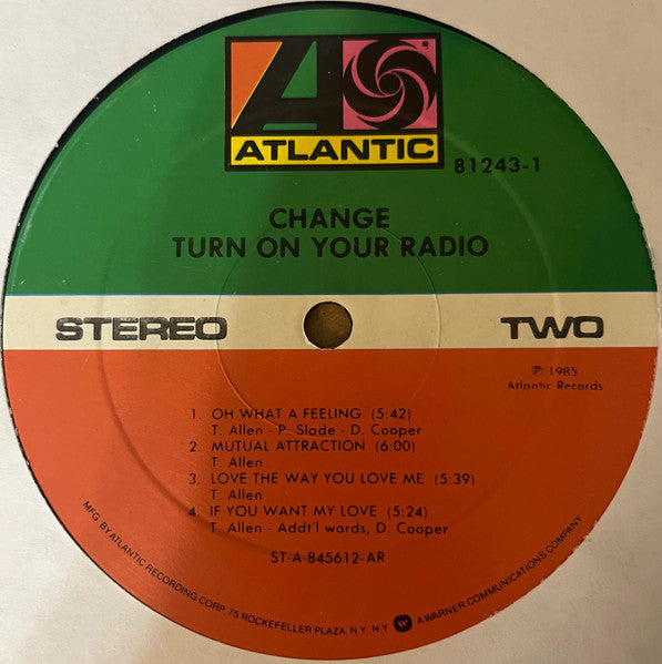 Change - Turn On The Radio