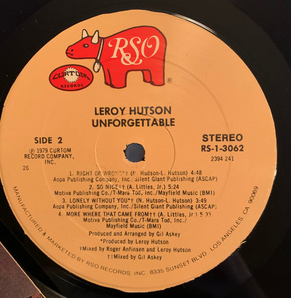 Leroy Hutson - Unforgettable