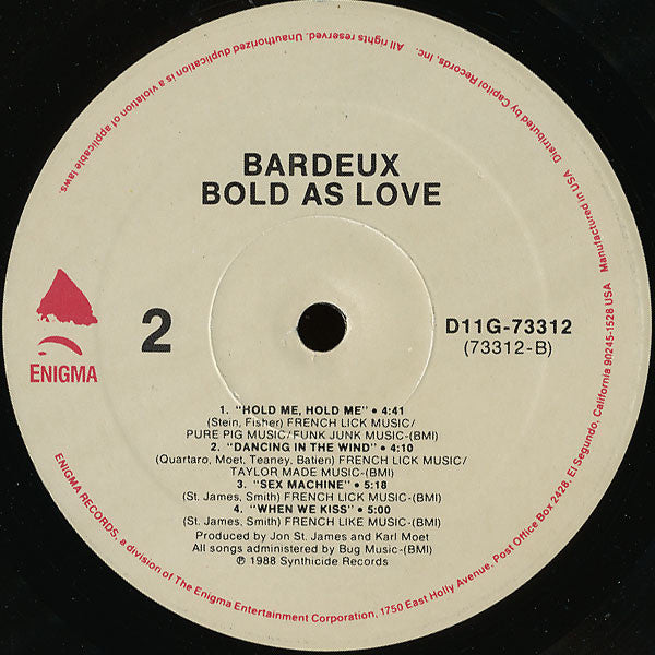 Bardeux - Bold As Love