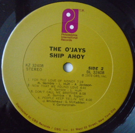 The O'Jays - Ship Ahoy
