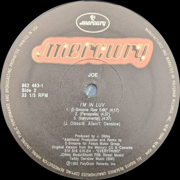 Joe - I'm In Luv