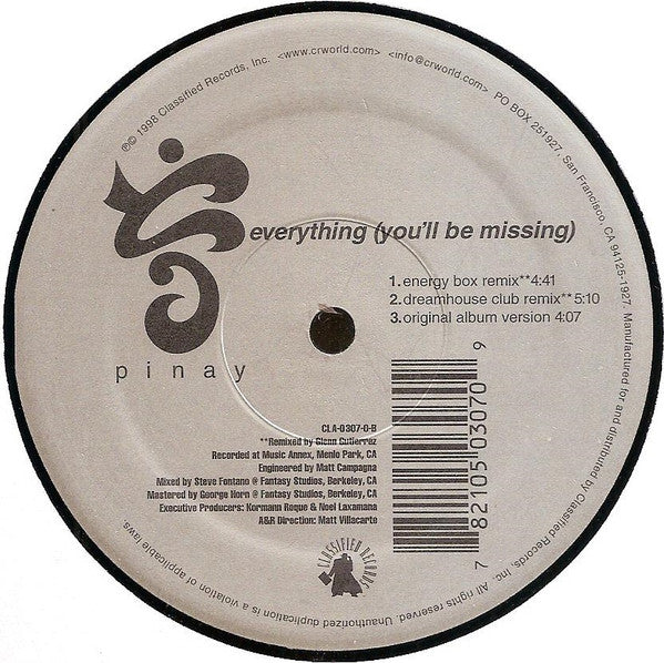Pinay - Everything (You'll Be Missing)