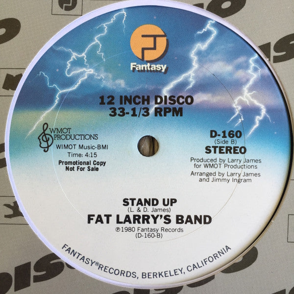 Fat Larry's Band - Can't Keep My Hands To Myself / Stand Up