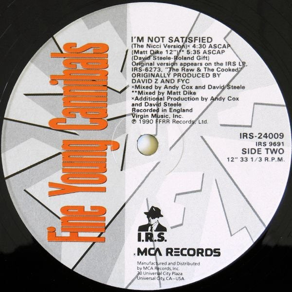 Fine Young Cannibals - I'm Not Satisfied
