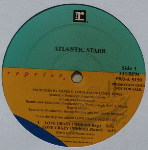 Atlantic Starr - Love Crazy