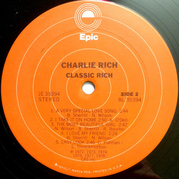 Charlie Rich - Classic Rich