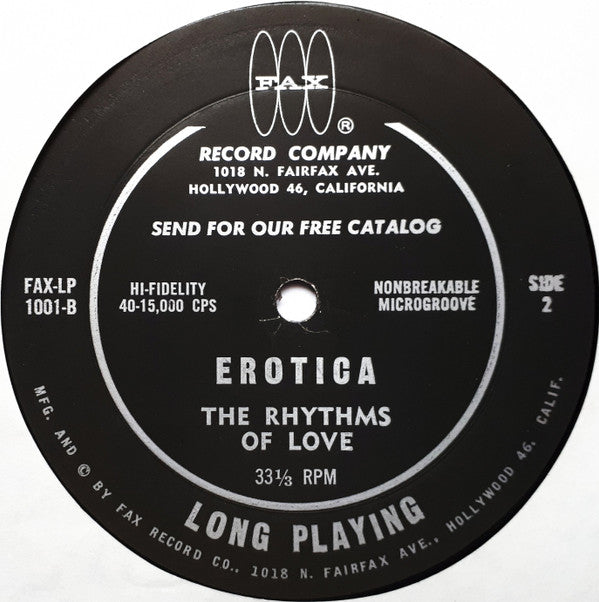 Unknown Artist - Erotica (The Rhythms Of Love)