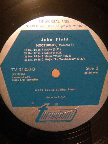 John Field (2) - Nocturnes Vol. 2 (Nos. 12-19)