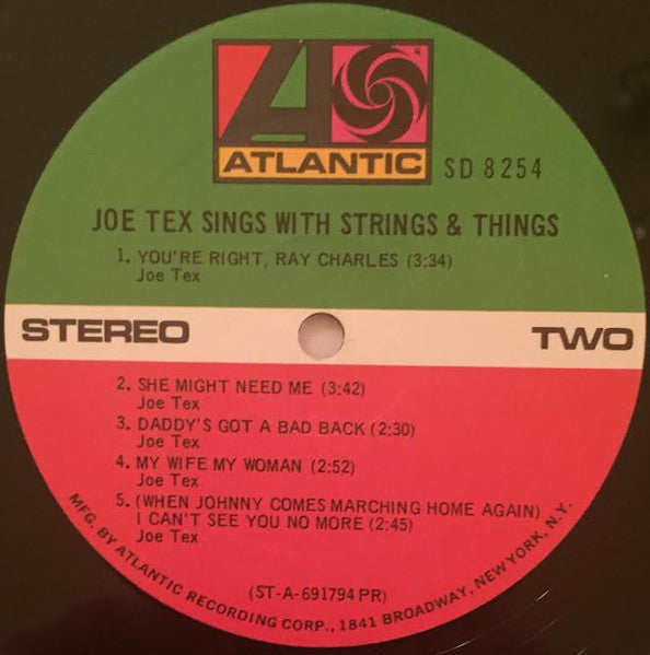 Joe Tex Sings With Strings & Things