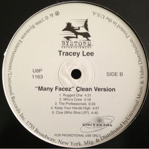 Tracey Lee - Many Facez (Clean Version)