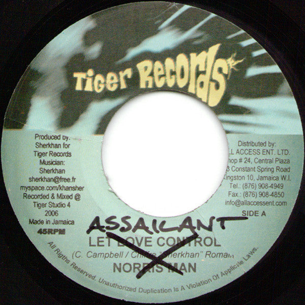 Norrisman - Let Love Control / Don't Do Me That