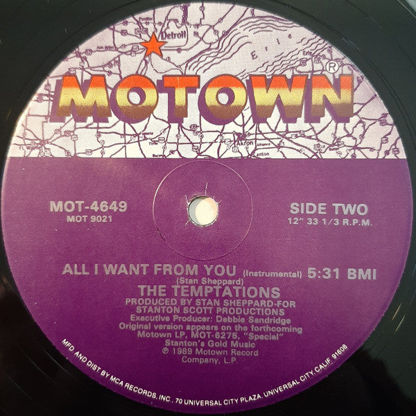 The Temptations - All I Want From You