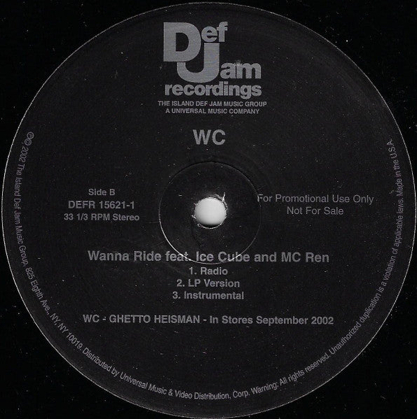 WC - The Streets / Wanna Ride