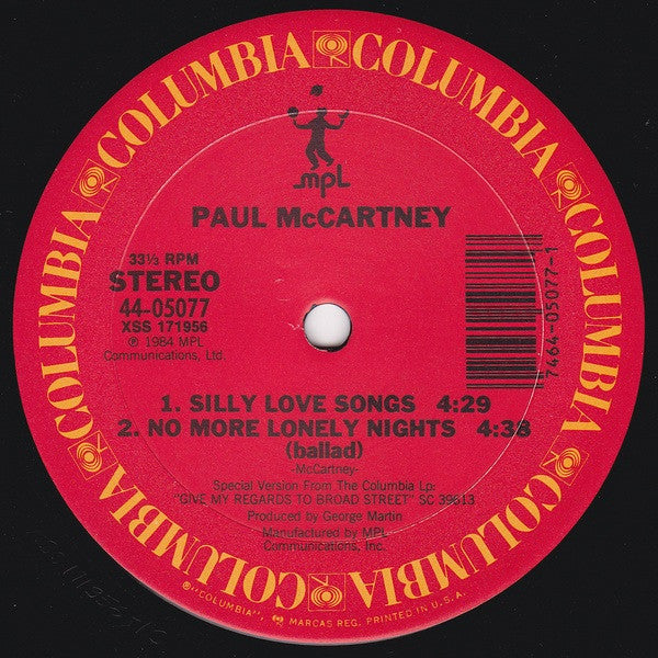 Paul McCartney - No More Lonely Nights