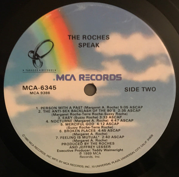 The Roches - Speak