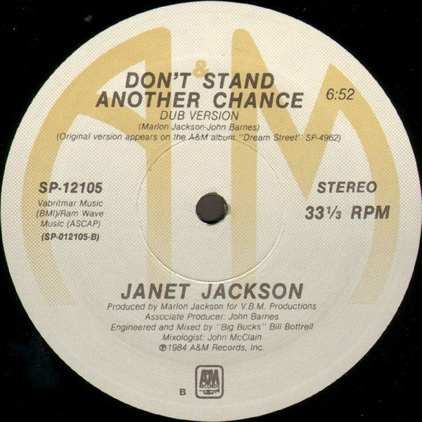 Janet Jackson - Don't Stand Another Chance