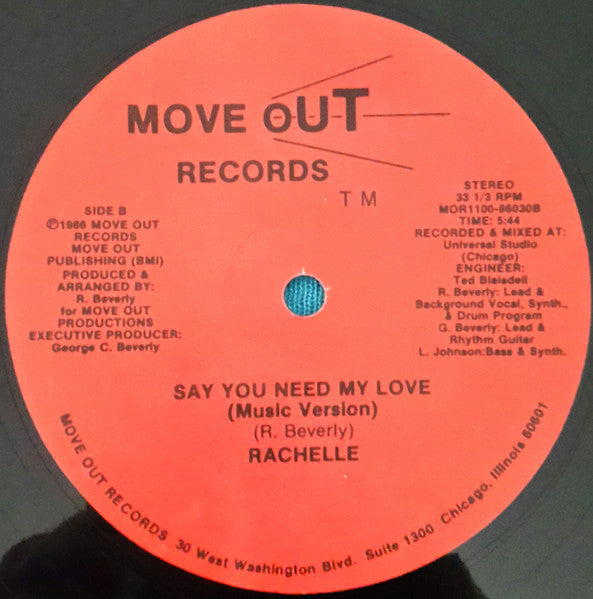 Rachelle (4) - Say You Need My Love