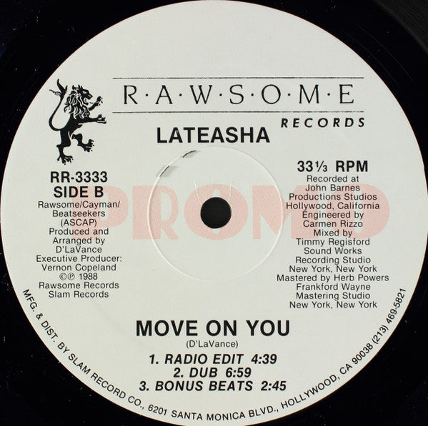 Lateasha - Move On You
