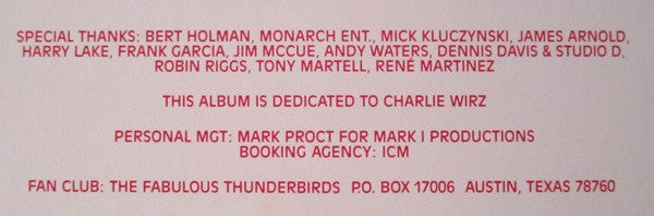 The Fabulous Thunderbirds - Tuff Enuff