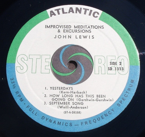 John Lewis (2) - Improvised Meditations & Excursions