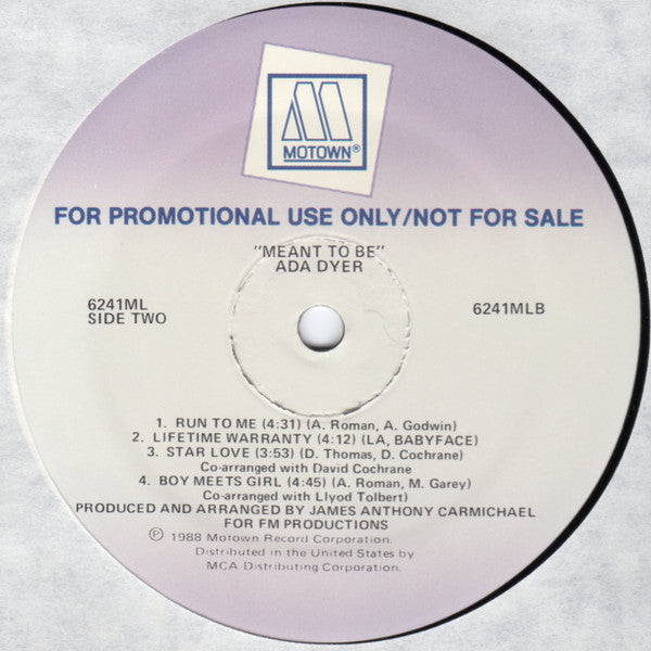 Ada Dyer - Meant To Be