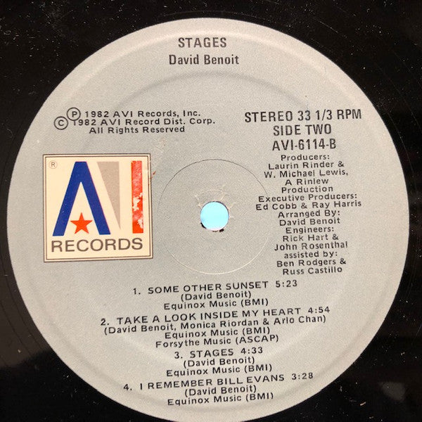 David Benoit - Stages