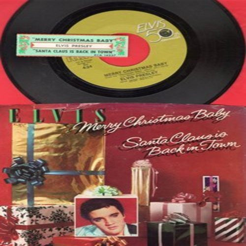 Elvis Presley - Merry Christmas Baby / Santa Claus Is Back In Town