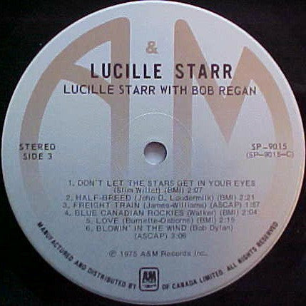 Lucille Starr , With Bob Regan - Lucille Starr