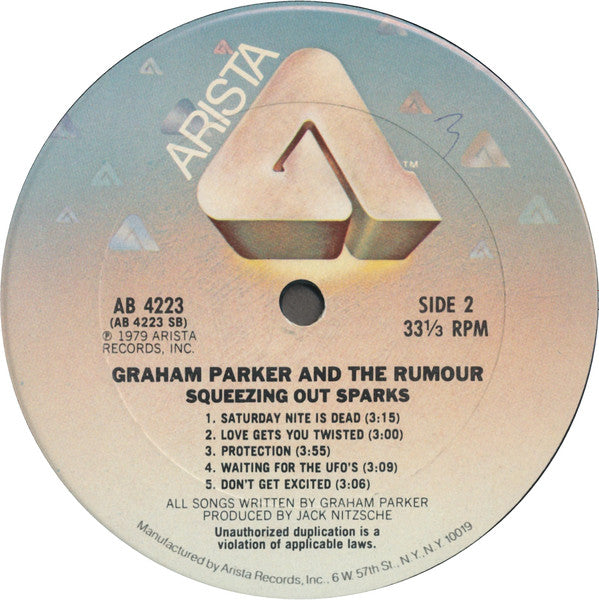 Graham Parker And The Rumour - Squeezing Out Sparks