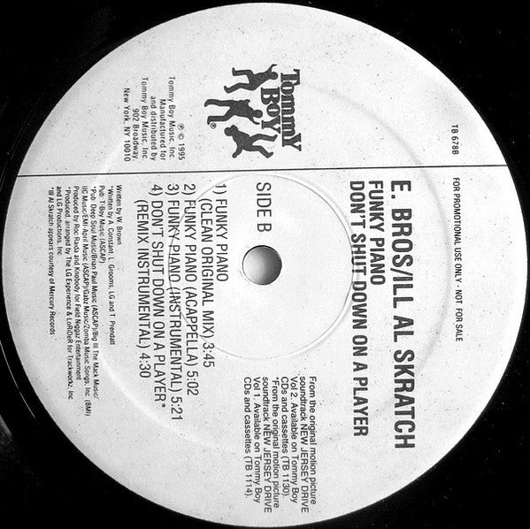 Ill Al Skratch - Don't Shut Down On A Player / Funky Piano