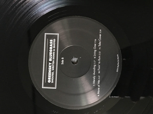 Greensky Bluegrass - Shouted, Written Down & Quoted